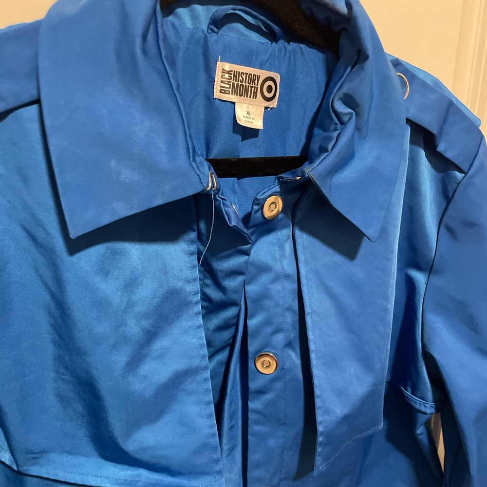 Beautiful Blue Utility Jacket - image 3
